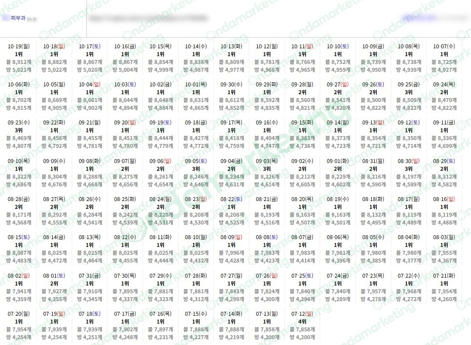 피부과 · 2026.10.19 관측 기록